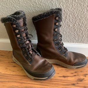 Chaco Lace Up Winter Boots